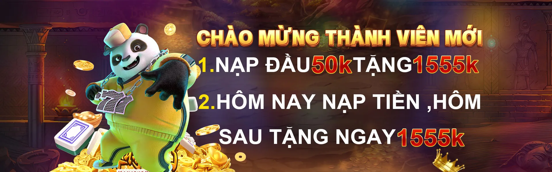 Tiền thưởng chào mừng thành viên mới 01win55
